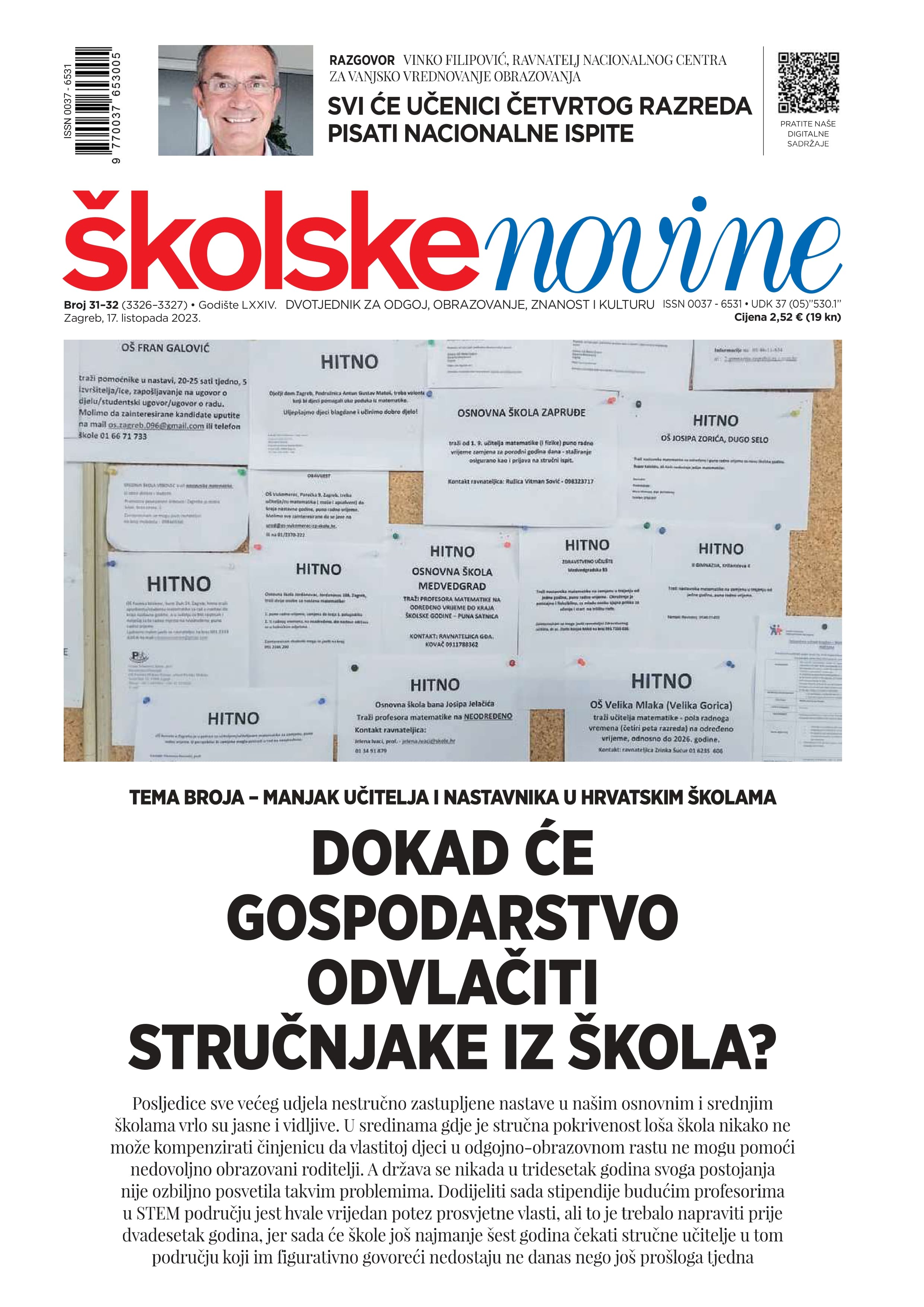 Dokad će gospodarstvo odvlačiti stručnjake iz škola?