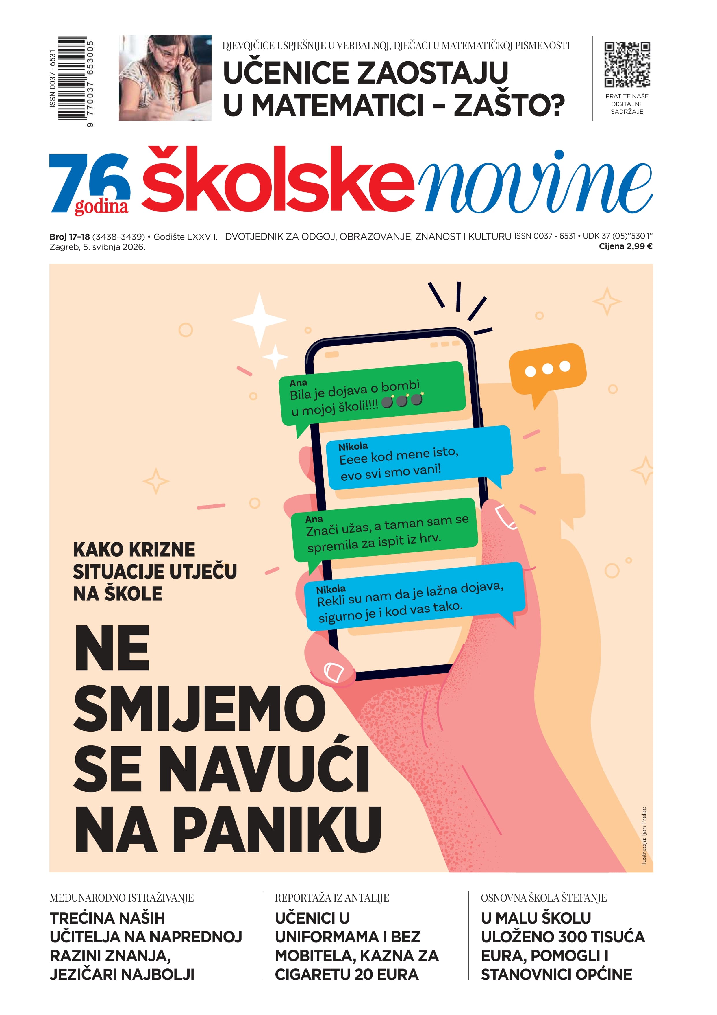 Ne smijemo se navući na paniku