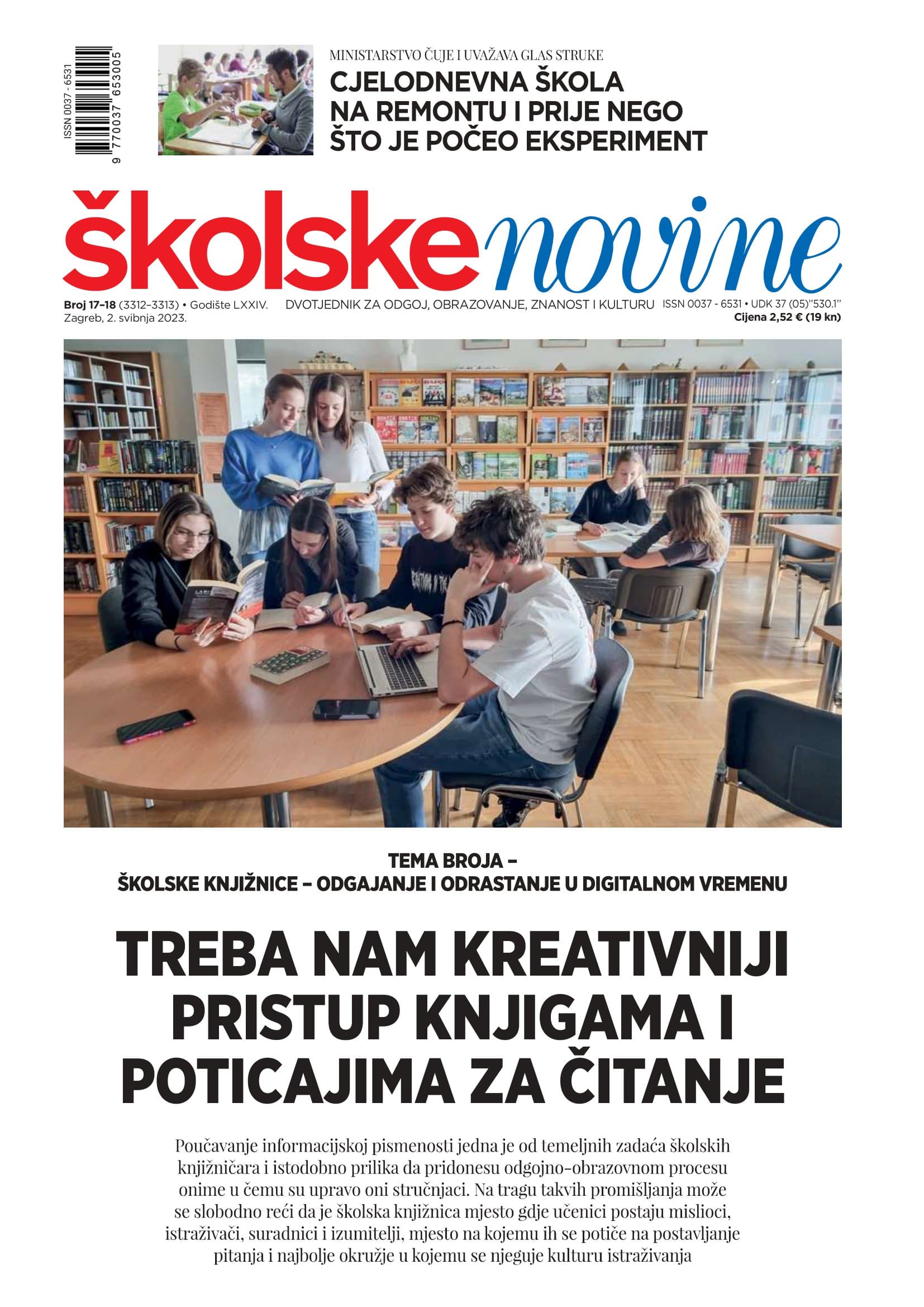 Treba nam kreativniji pristup knjigama i poticajima za čitanje