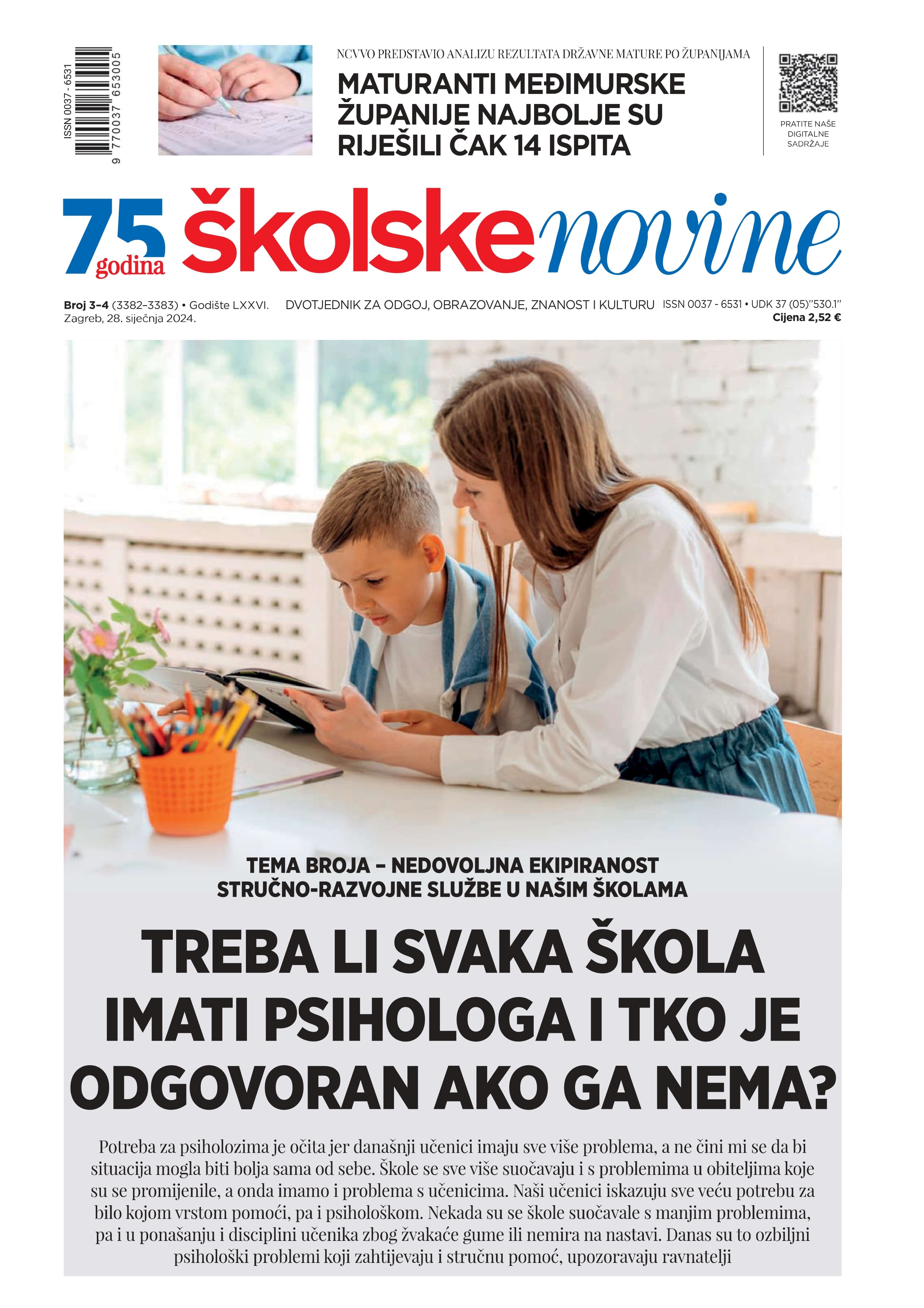 Treba li svaka škola imati psihologa i tko je odgovoran ako ga nema?