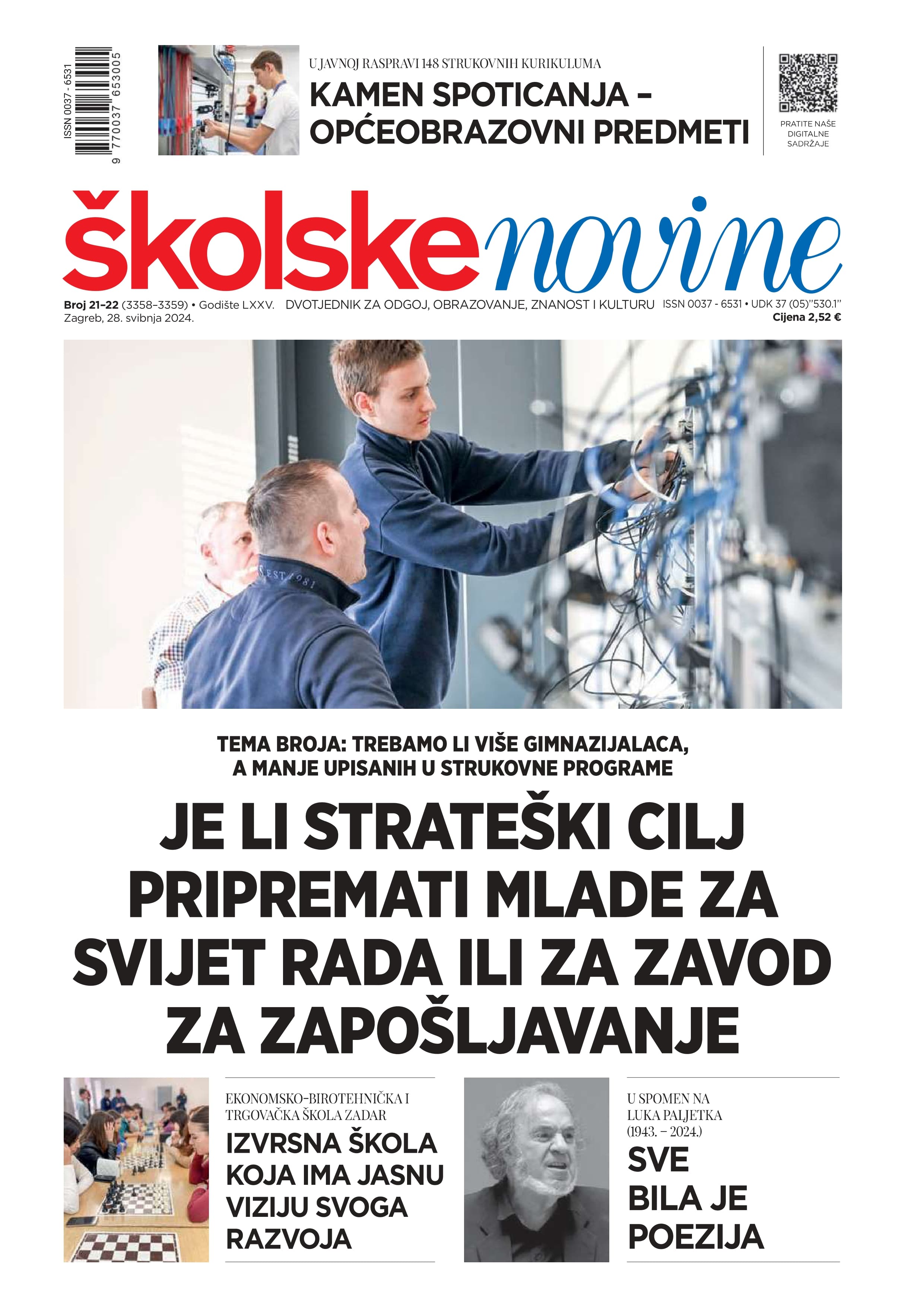 Je li strateški cilj pripremati mlade za svijet rada ili za zavod za zapošljavanje