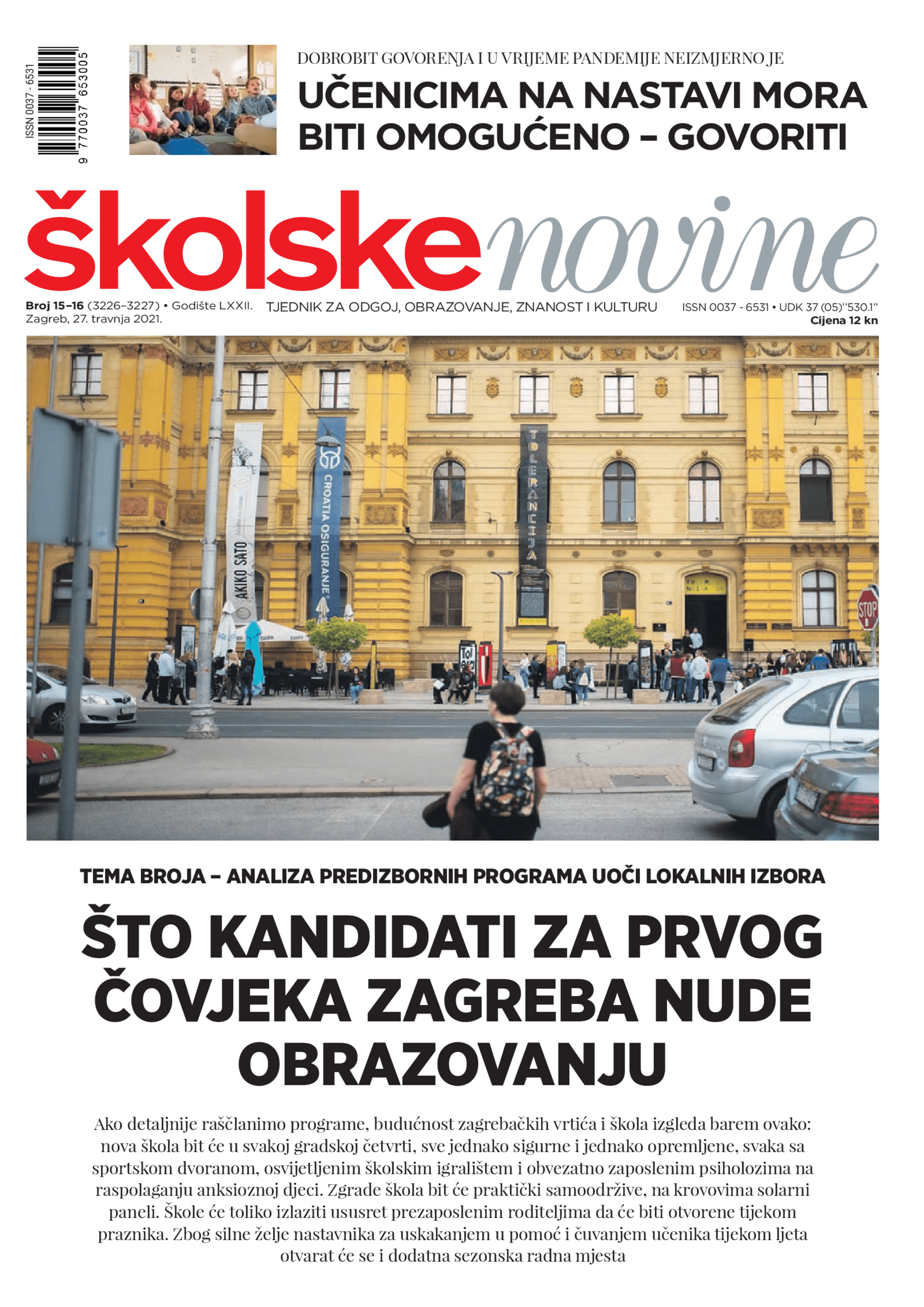 Što kandidati za prvog čovjeka Zagreba nude obrazovanju