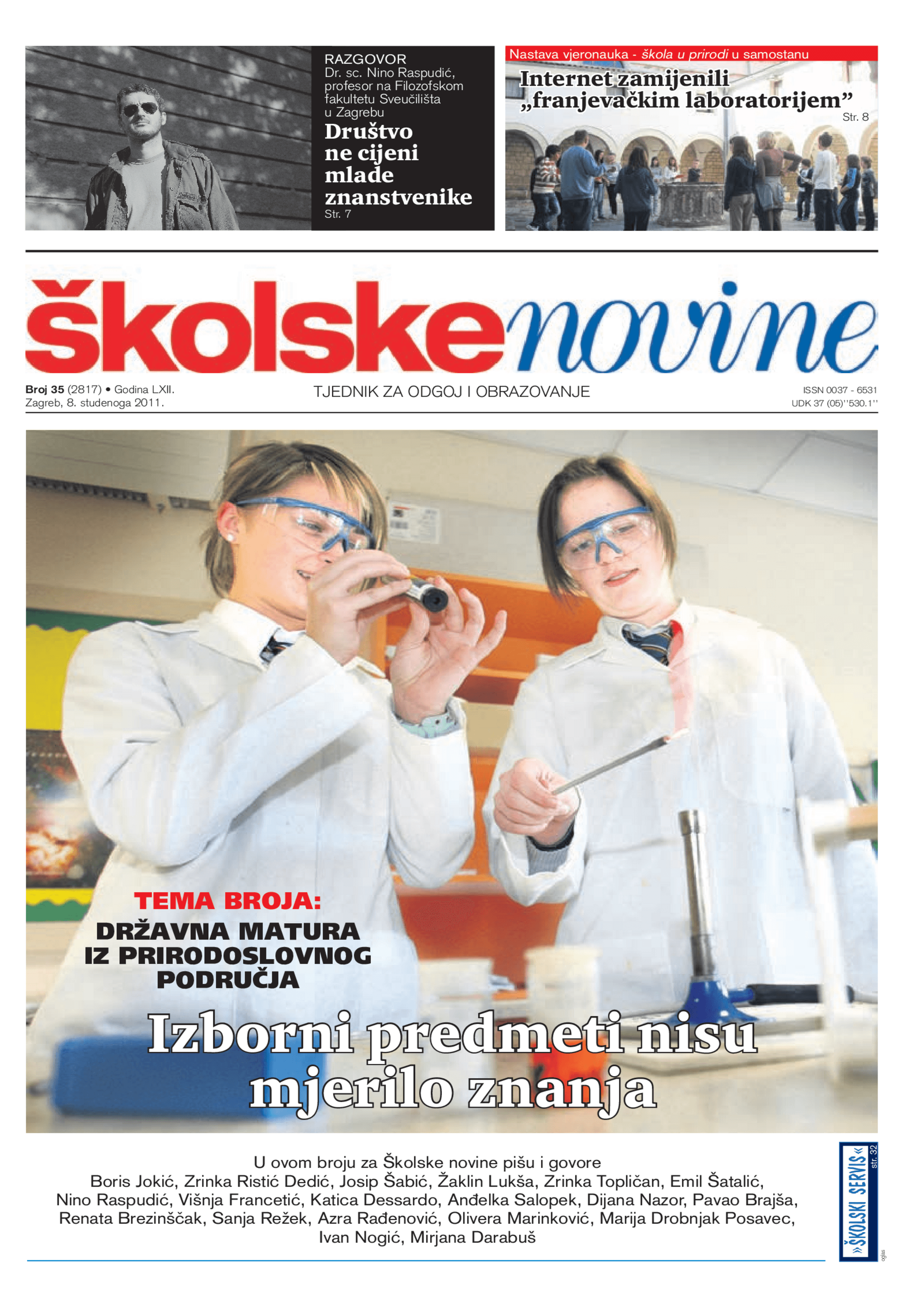 Izborni predmeti nisu prava mjera