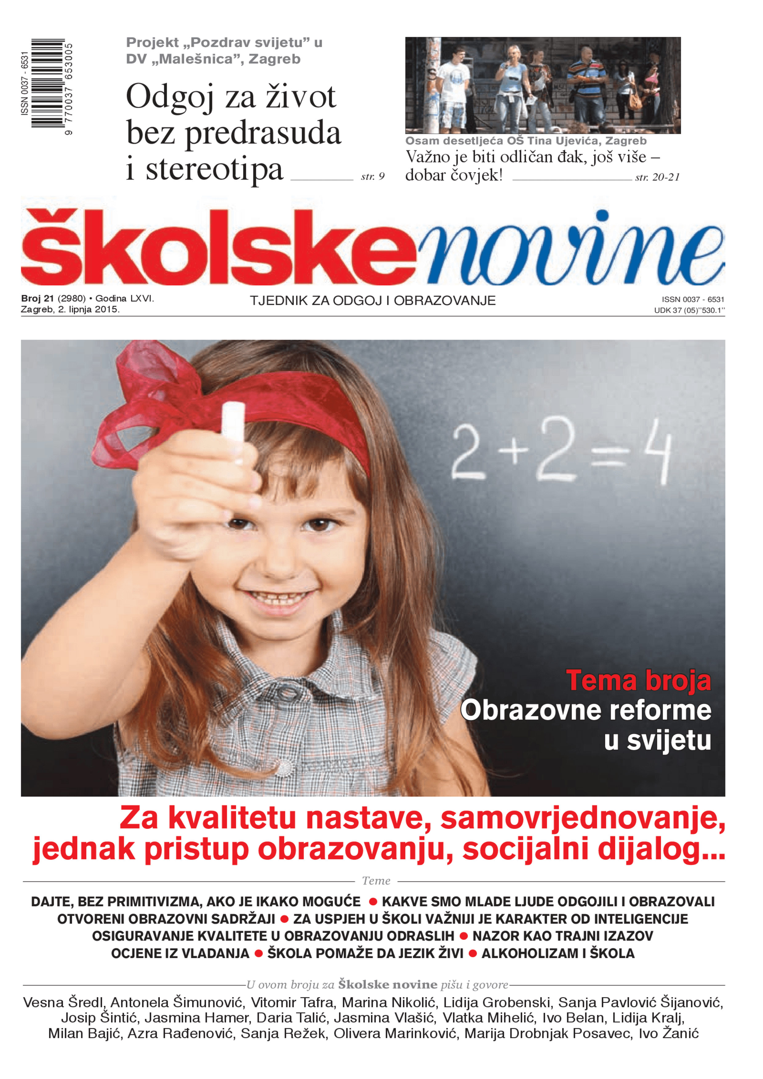 Informatika nije (samo) pisanje teksta i slanje e-maila, nego – (i) način
mišljenja