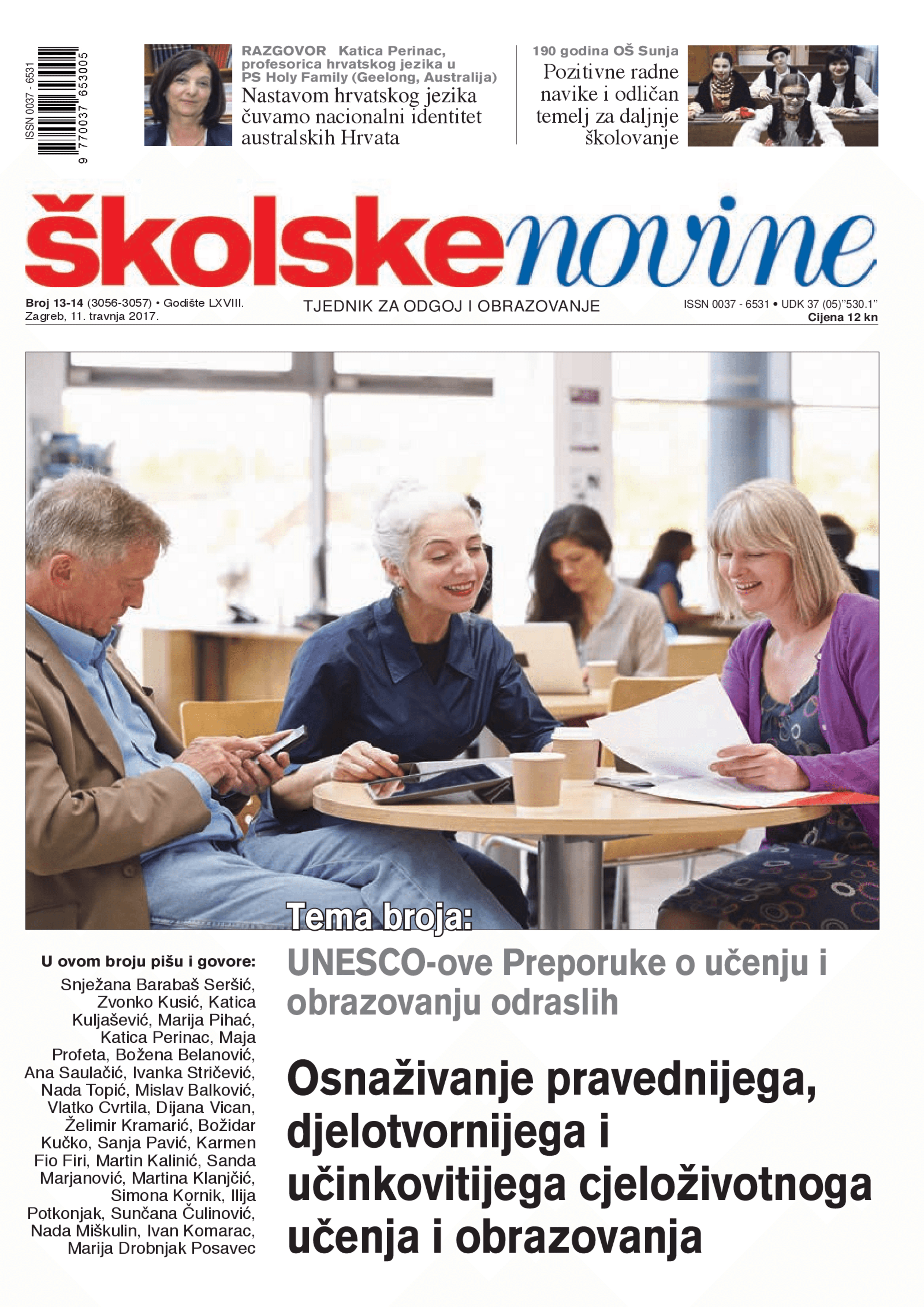 Osnaživanje pravednijega, djelotvornijega i učinkovitijega cjeloživotnoga učenja
i obrazovanja