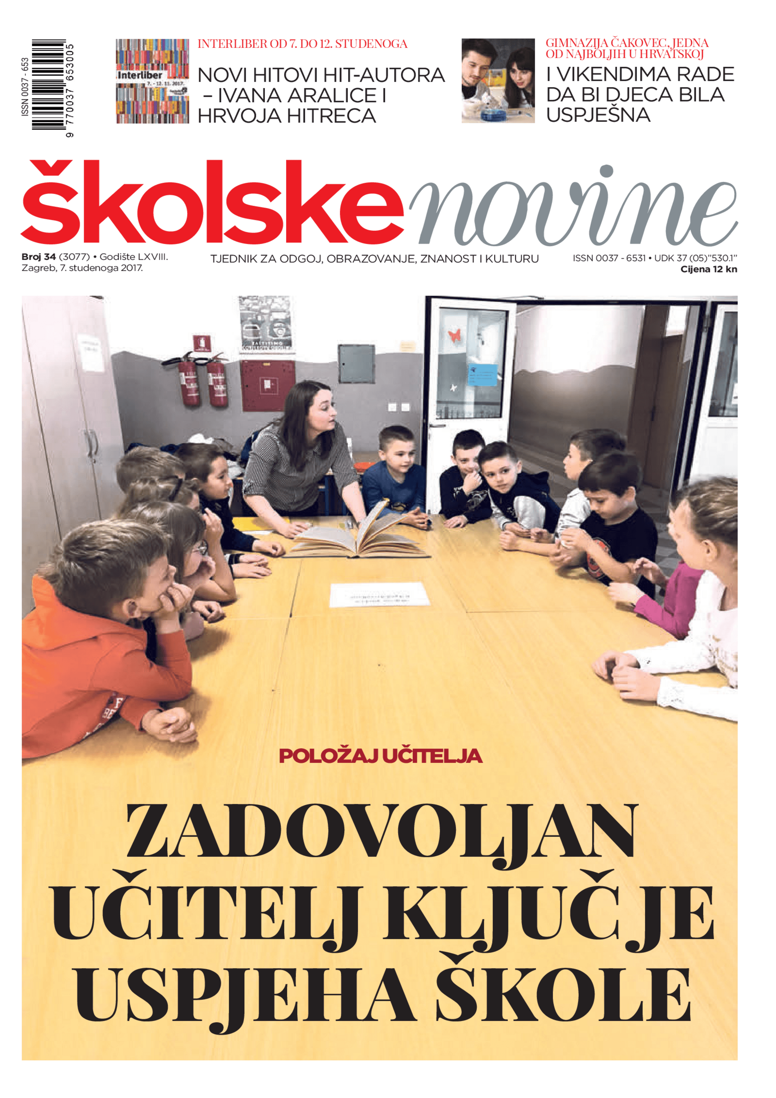 Zadovoljan učitelj ključ je uspjeha škole